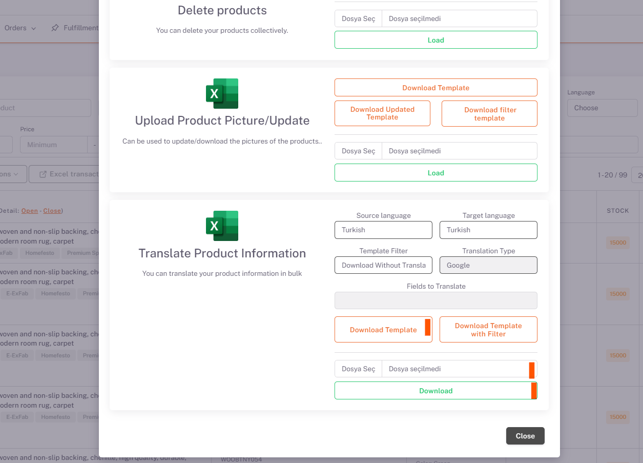 EtsyCustomisationExcel